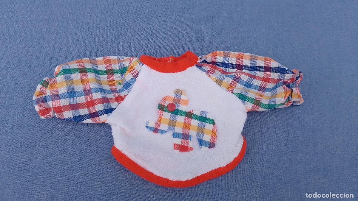 Vestidos Mu&ntilde;ecas Espa&ntilde;olas: Antigua casaca original del Equipo Baber&iacute;n de mu&ntilde;eco Baby Mocosete de Toyse