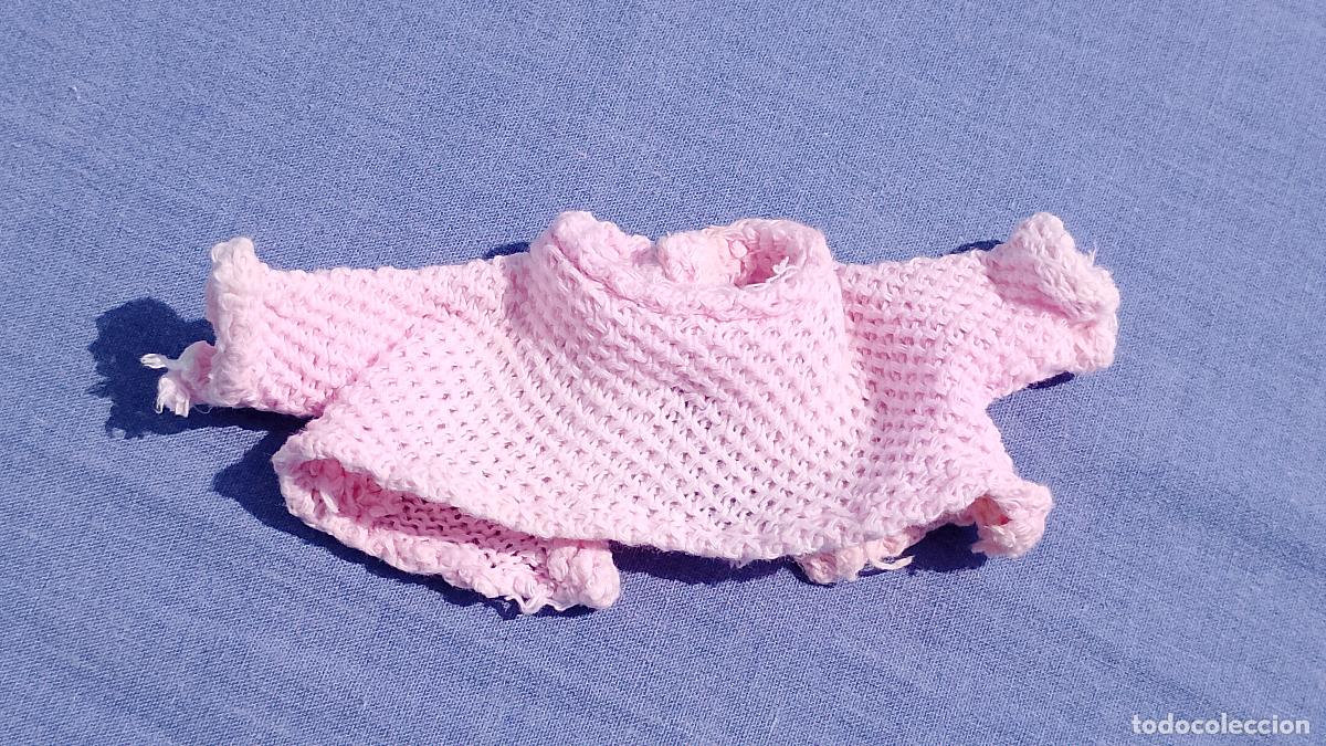 Vestidos Mu&ntilde;ecas Espa&ntilde;olas: Antiguo jersey rosa original de mu&ntilde;eca Mocosina de Toyse