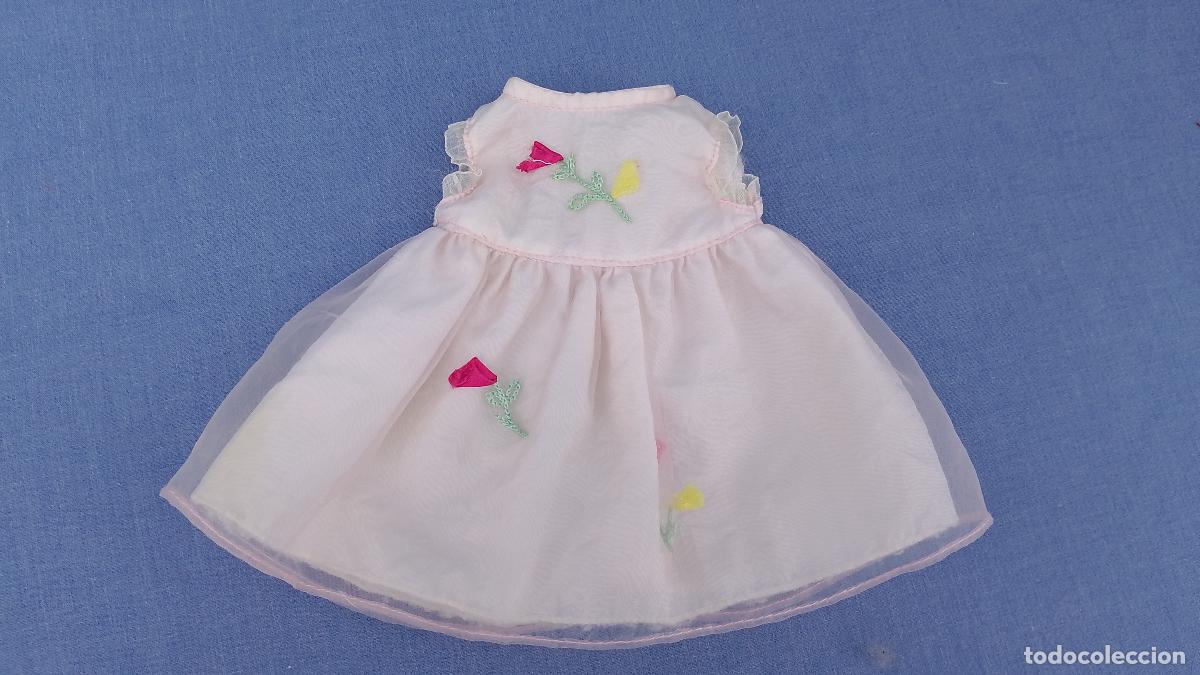 Vestidos Mu&ntilde;ecas Espa&ntilde;olas: Antiguo vestido rosa p&aacute;lido para mu&ntilde;ecas