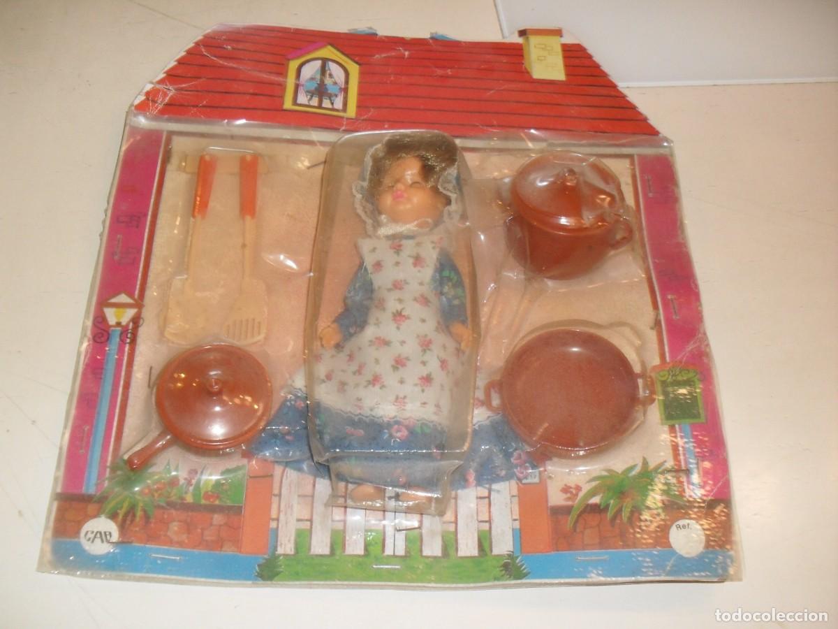 Vestidos Mu&ntilde;ecas Espa&ntilde;olas: BONITA MU&Ntilde;ECA,CON ACCESORIOS DE COCINA,INSPIRADA EN LA CASA DE LA PRADERA,A&Ntilde;OS 70