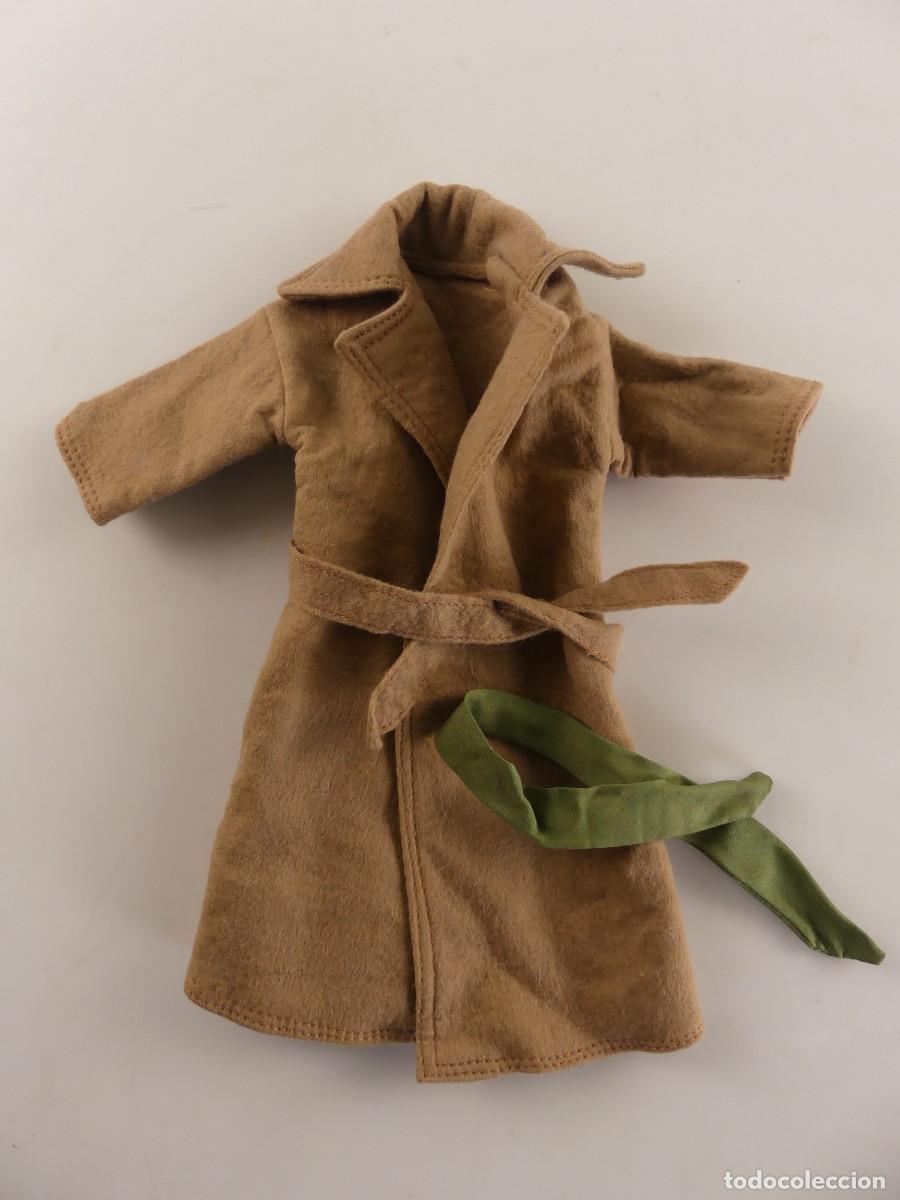 Vestidos Mu&ntilde;ecas Espa&ntilde;olas: ABRIGO CON CINTURON DEL CONJUNTO CAMEL DE LA NANCY DE FAMOSA