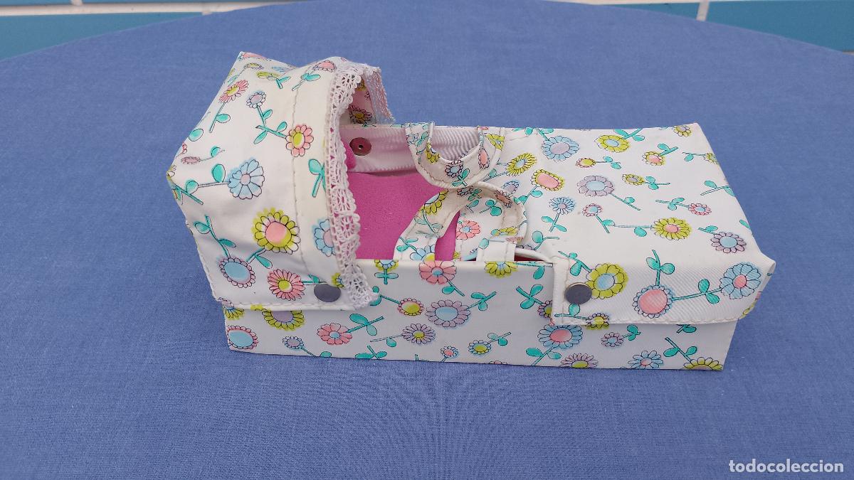 Vestidos Mu&ntilde;ecas Espa&ntilde;olas: Antigua cuna capazo de hule de los a&ntilde;os 60 para mu&ntilde;ecas, v&aacute;lido para Barriguitas y Jesmar&iacute;n