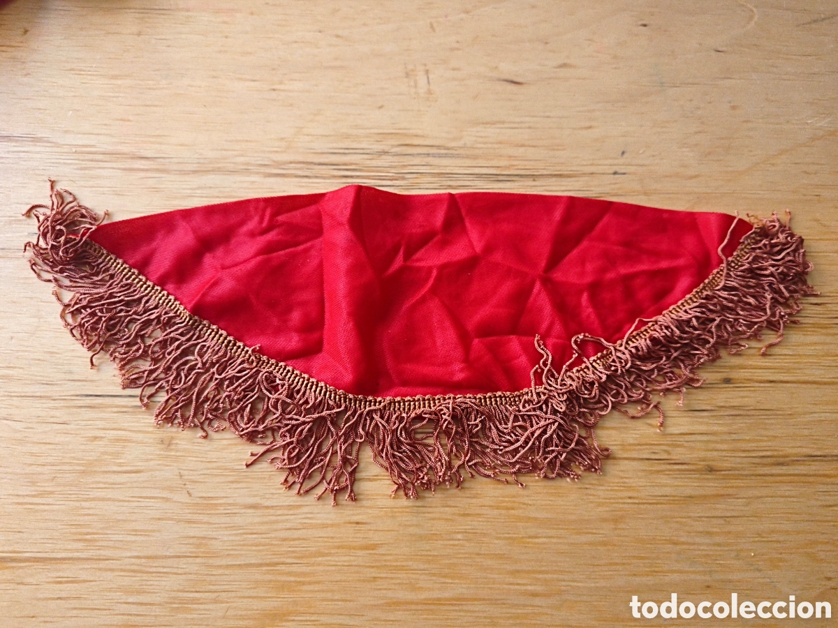 Vestidos Mu&ntilde;ecas Espa&ntilde;olas: Chal rojo mu&ntilde;eca tipo Nancy