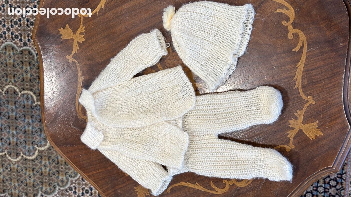 Vestidos Mu&ntilde;ecas Espa&ntilde;olas: Conjunto Lana de Nenuco a&ntilde;os 70