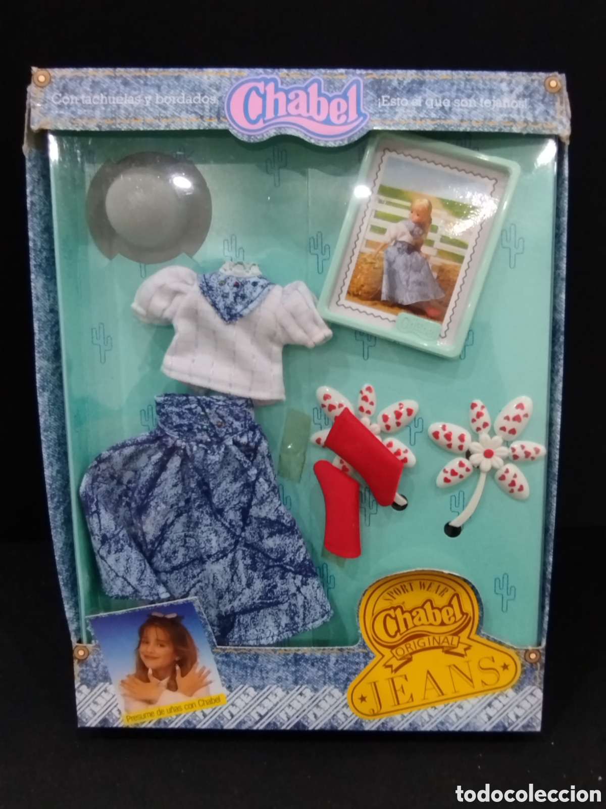Vestidos Mu&ntilde;ecas Espa&ntilde;olas: Conjunto Ropa Mu&ntilde;eca Chabel Original Jeans