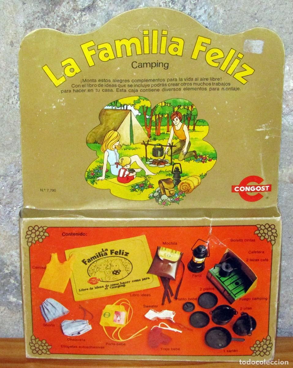 Vestidos Mu&ntilde;ecas Espa&ntilde;olas: LA FAMILIA FELIZ, DE CONGOST: CAMPING - BLISTER / CAJA CON ACCESORIOS - A&Ntilde;O 1975