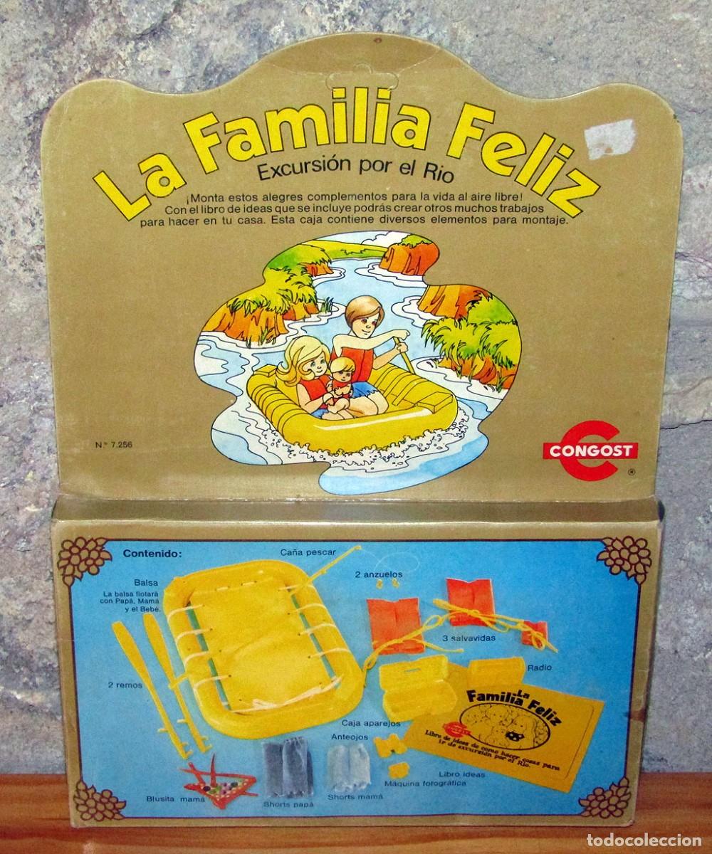 Vestidos Mu&ntilde;ecas Espa&ntilde;olas: LA FAMILIA FELIZ, DE CONGOST: EXCURSION POR EL R&Iacute;O - BLISTER / CAJA CON ACCESORIOS - A&Ntilde;O 1975