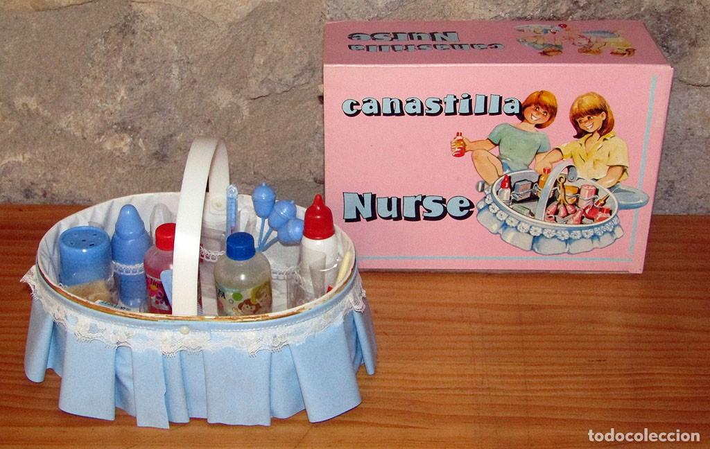 Vestidos Mu&ntilde;ecas Espa&ntilde;olas: ANTIGUA CANASTILLA NURSE DE GOMARSA - NUEVA Y EN SU CAJA ORIGINAL