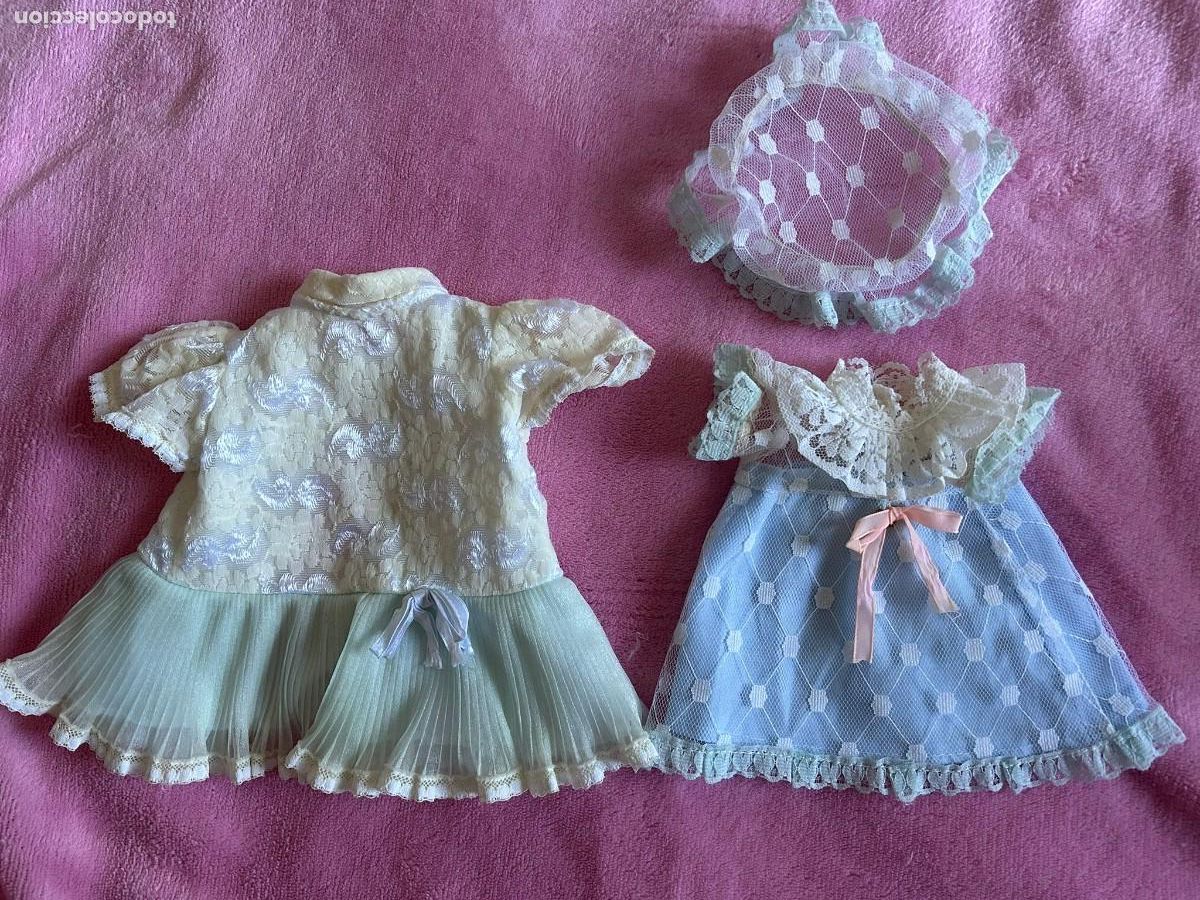 Vestidos Mu&ntilde;ecas Espa&ntilde;olas: LOTE VESTIDO LUCHY MAMA Y LUCHITO DE JESMAR 1969-1970. ORIGINALES. RARO Y DIFICIL. NO PVC.