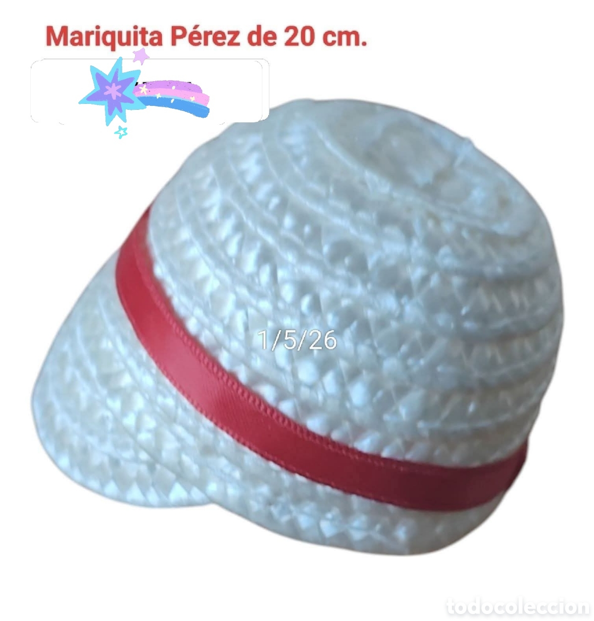 Vestidos Mu&ntilde;ecas Espa&ntilde;olas: :::: Z65 - SOMBRERO DE MARIQUITA PEREZ DE 20 CM.