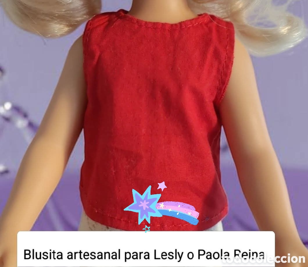 Vestidos Mu&ntilde;ecas Espa&ntilde;olas: :::: S21 - BLUSITA ARTESANAL PARA LESLY O PAOLA REINA