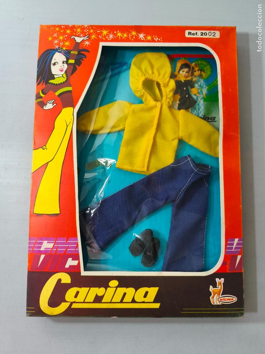 Vestidos Mu&ntilde;ecas Espa&ntilde;olas: CONJUNTO CARINA DE VICMA, REF 2002 EN CAJA. CC