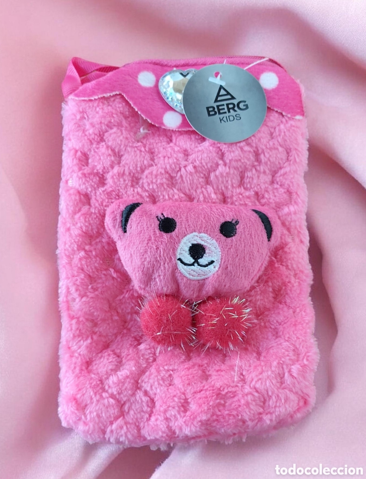 Vestidos Mu&ntilde;ecas Espa&ntilde;olas: :::: A31 - BOLSITO PARA NI&Ntilde;A OSITO ROSA