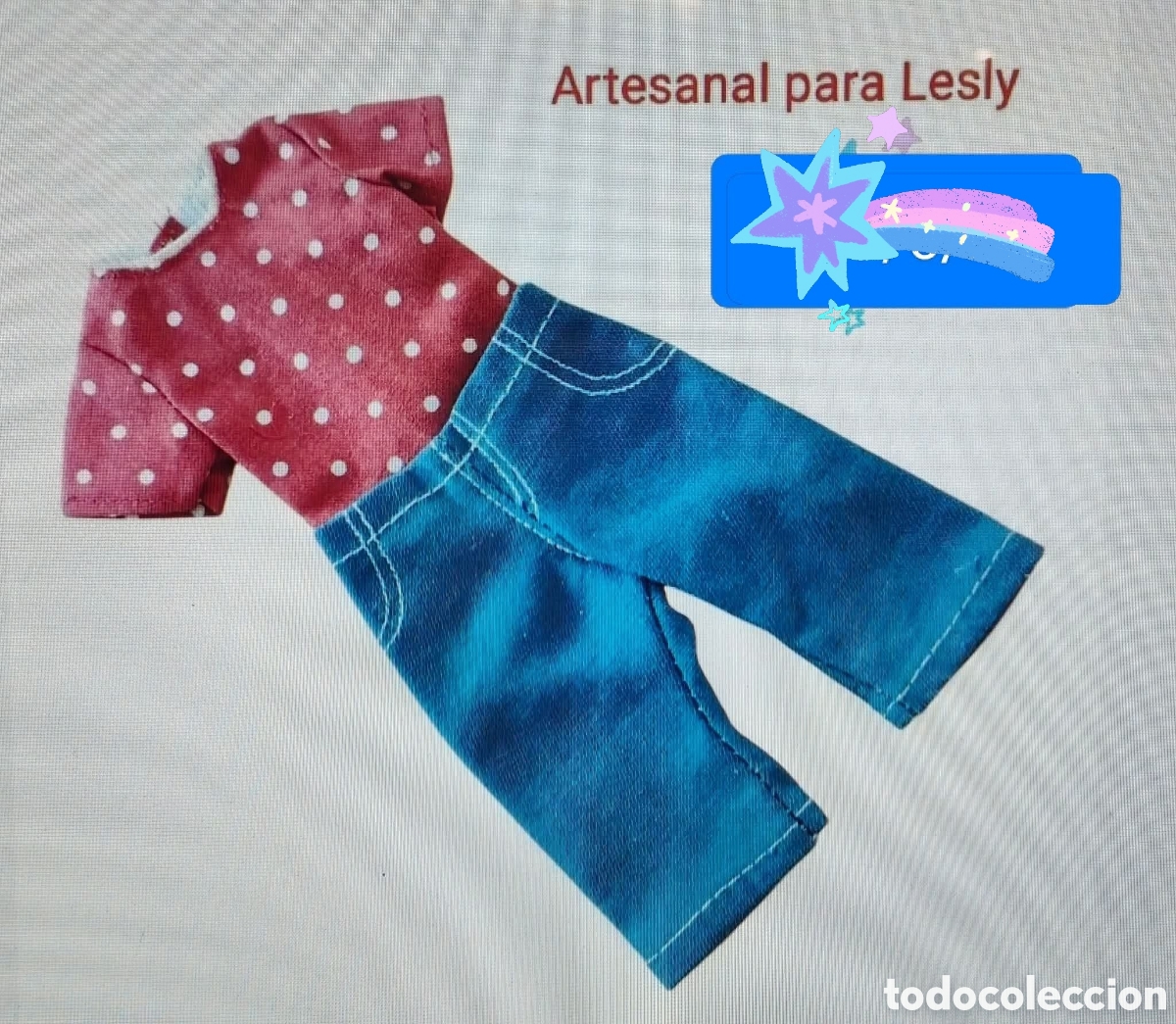 Vestidos Mu&ntilde;ecas Espa&ntilde;olas: :::: AA69 - CONJUNTO ARTESANAL PARA LESLY