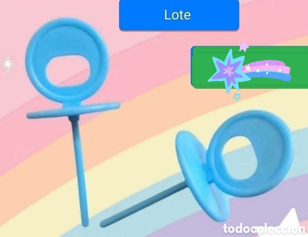 Vestidos Mu&ntilde;ecas Espa&ntilde;olas: :::: AA88 - LOTE DE DOS CHUPETES DE PUNTA FINA