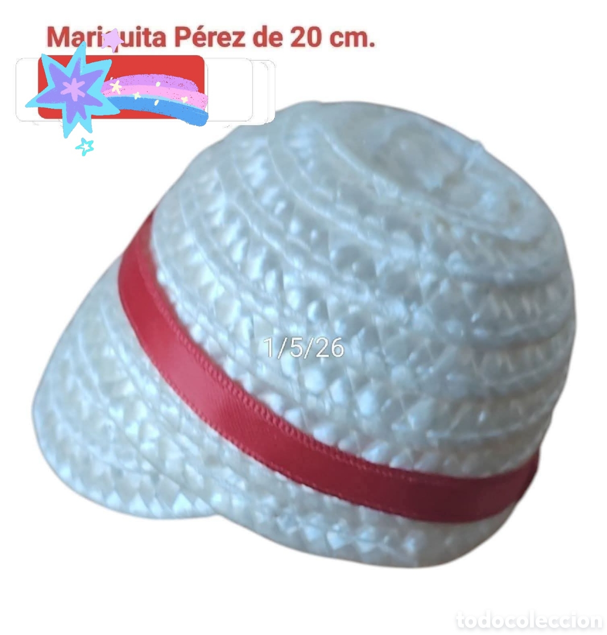 Vestidos Mu&ntilde;ecas Espa&ntilde;olas: :::: EN01 - SOMBRERO DE MARIQUITA PEREZ DE 20 CM.