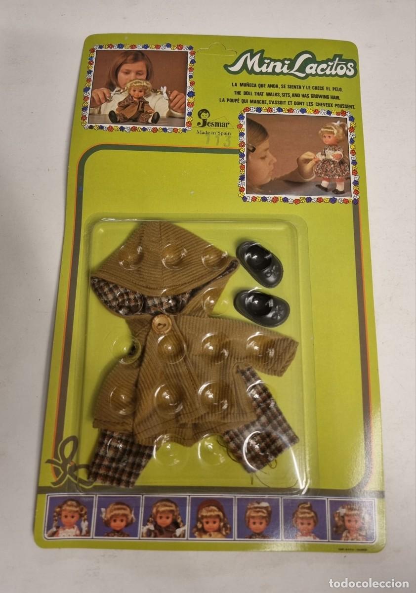 Vestidos mu&ntilde;ecas espa&ntilde;olas: JESMAR 113- MINILACITOS BLISTER TRAJE OTO&Ntilde;O, NUEVO