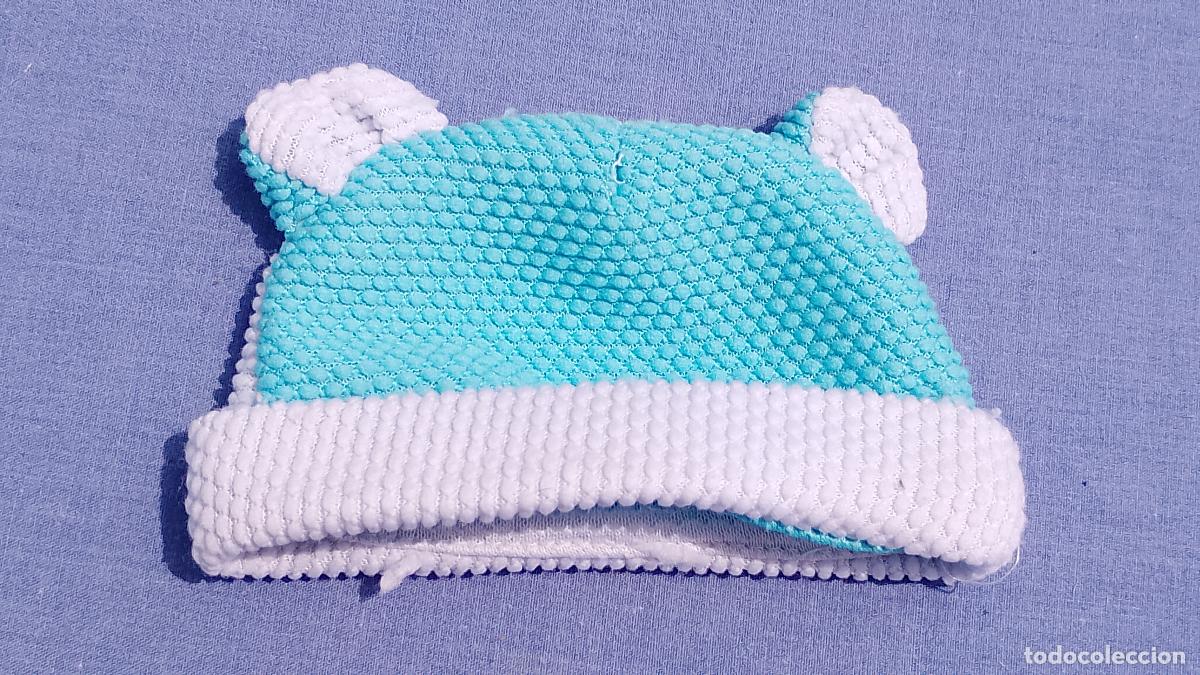 Vestidos mu&ntilde;ecas espa&ntilde;olas: Antiguo gorro con orejas de osito para mu&ntilde;ecas beb&eacute;, v&aacute;lido para Mocosete