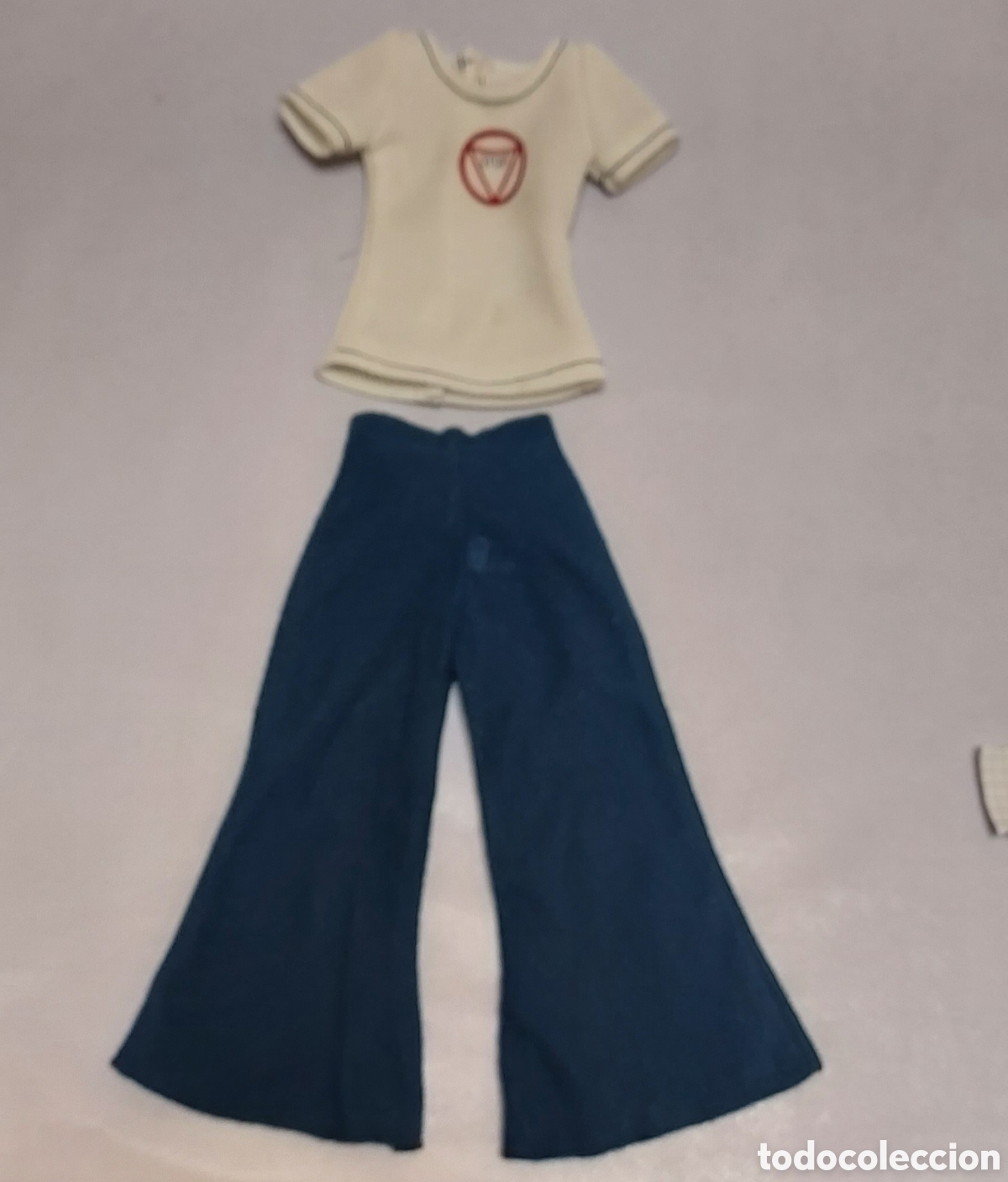 Vestidos mu&ntilde;ecas espa&ntilde;olas: Conjunto Stop Sintra marca Berjusa a&ntilde;os 70