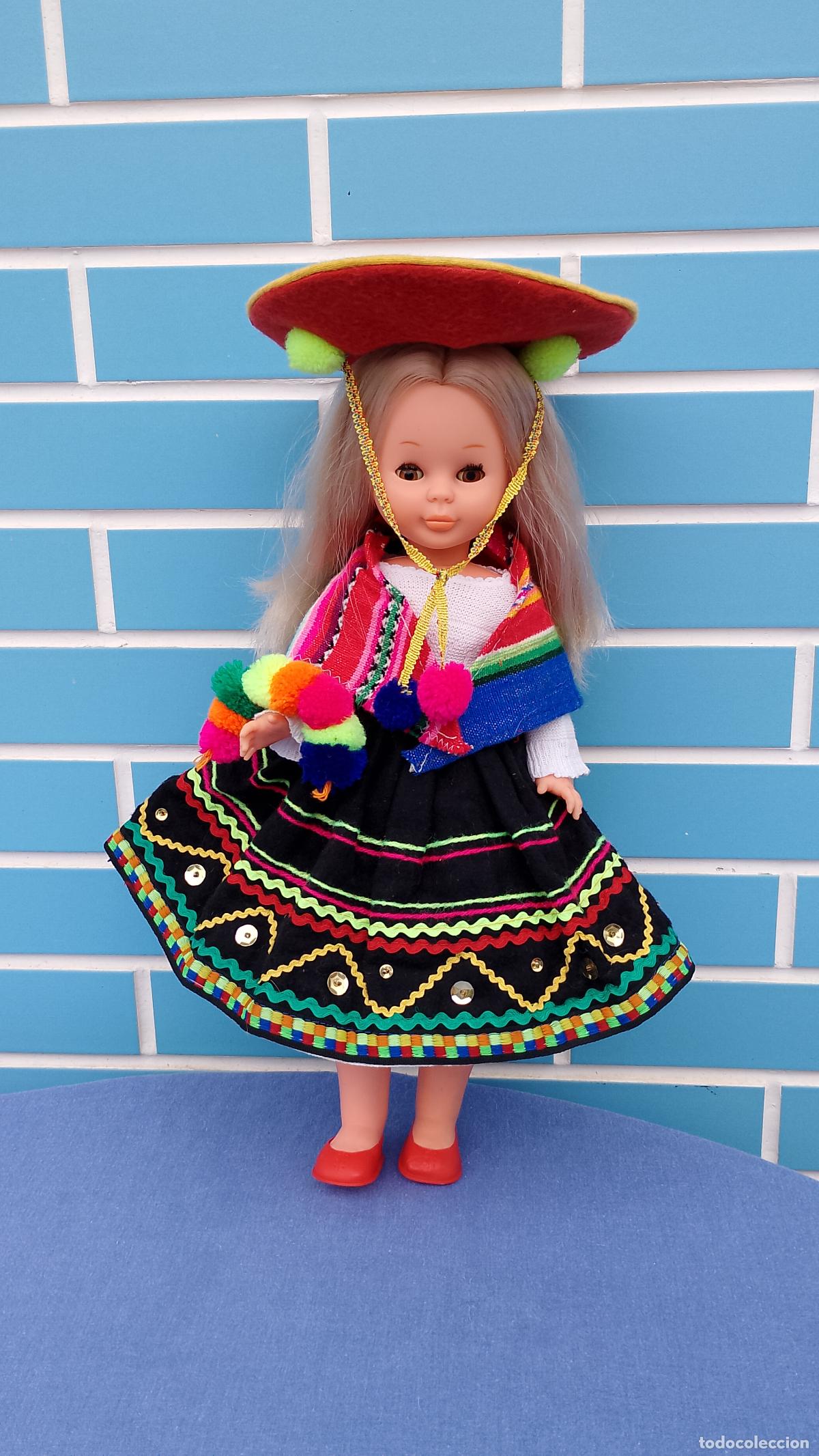 Vestidos mu&ntilde;ecas espa&ntilde;olas: Conjunto de ropa regional altiplana para mu&ntilde;ecas maniqu&iacute;, v&aacute;lido para Nancy