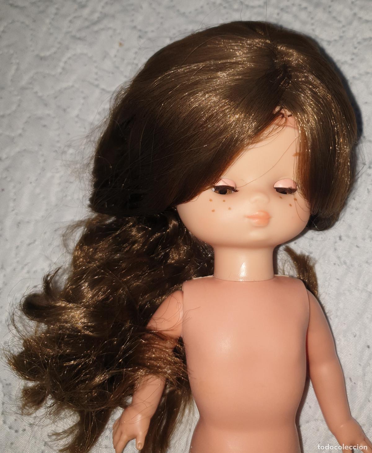 Vestidos mu&ntilde;ecas espa&ntilde;olas: PELO CASTA&Ntilde;O PARA MU&Ntilde;ECA