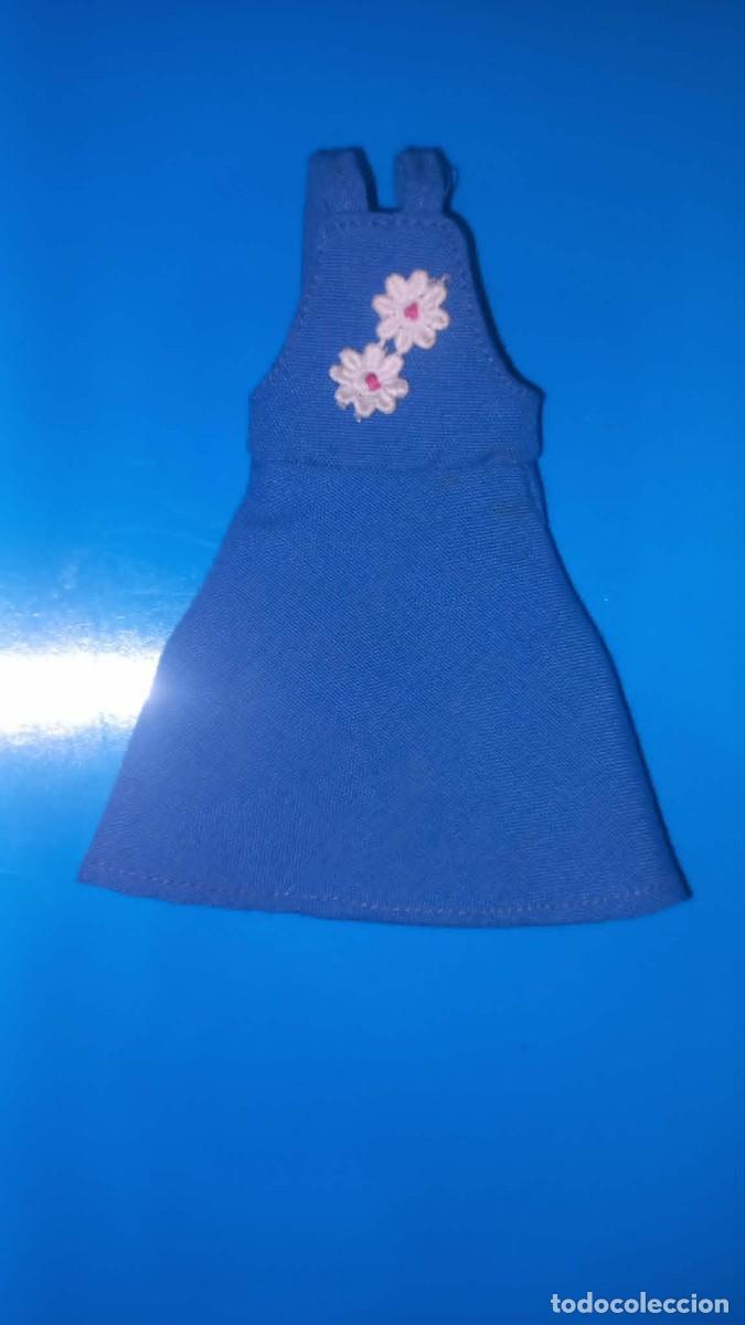 Vestidos mu&ntilde;ecas espa&ntilde;olas: Vestido del conjunto Flor de la mu&ntilde;eca Sindy de Florido - 1974