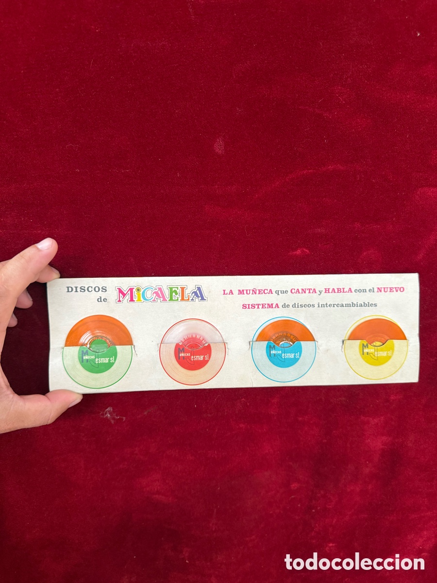 Vestidos mu&ntilde;ecas espa&ntilde;olas: Antiguo juego de discos de mu&ntilde;eca Micaela!Jesmar!
