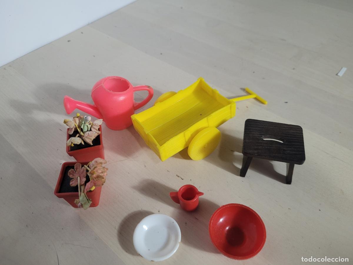 Vestidos mu&ntilde;ecas espa&ntilde;olas: Complementos Mu&ntilde;eca Laura Toyse jardinera cocinera de las monta&ntilde;as