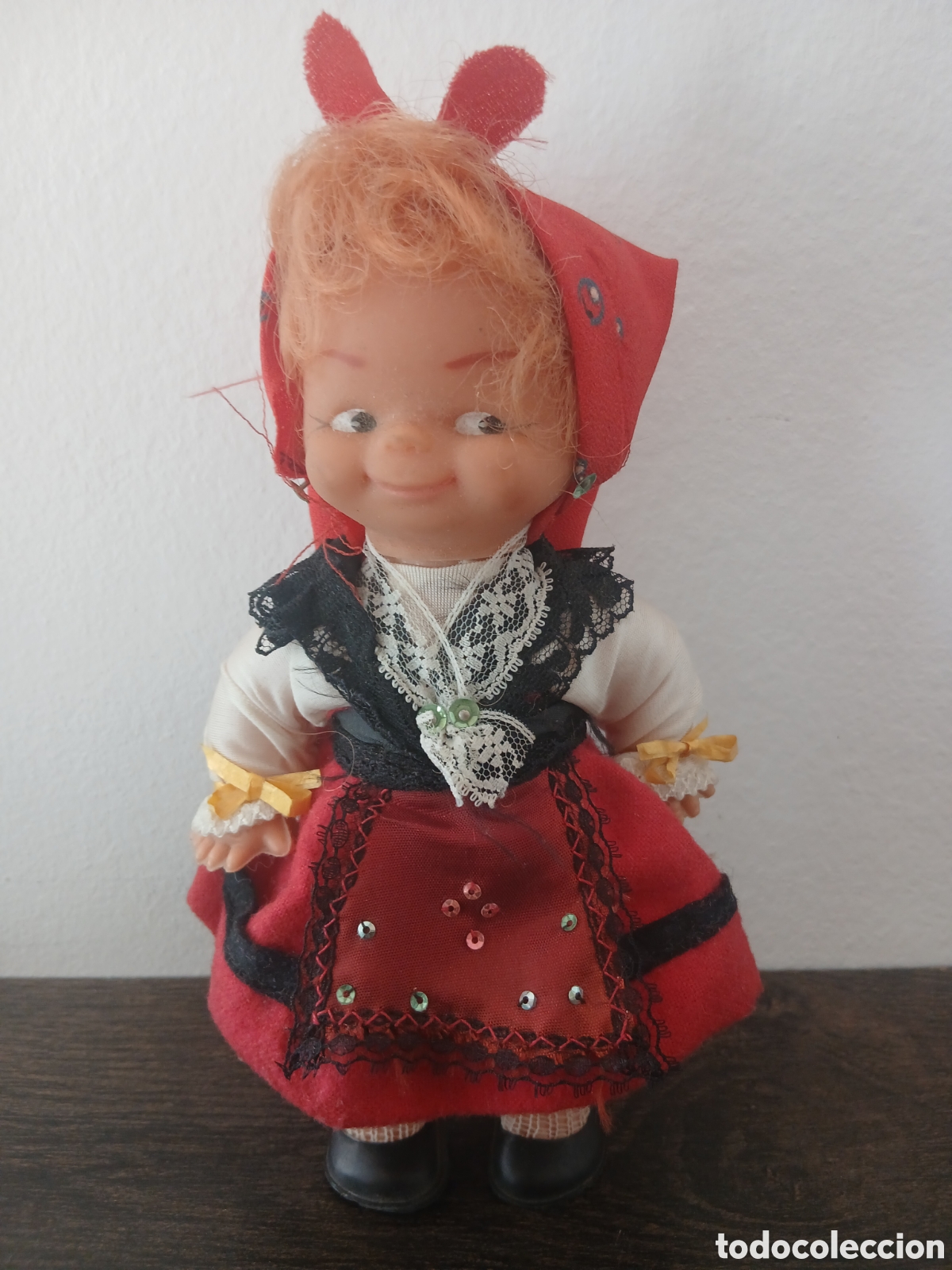 Vestidos mu&ntilde;ecas espa&ntilde;olas: Mu&ntilde;eca antigua Pinchito