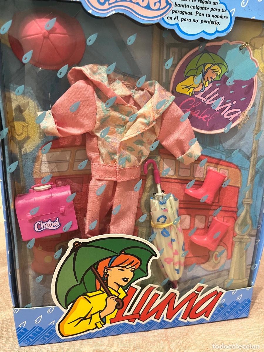 Vestidos mu&ntilde;ecas espa&ntilde;olas: Chabel lluvia conjunto de ropa.