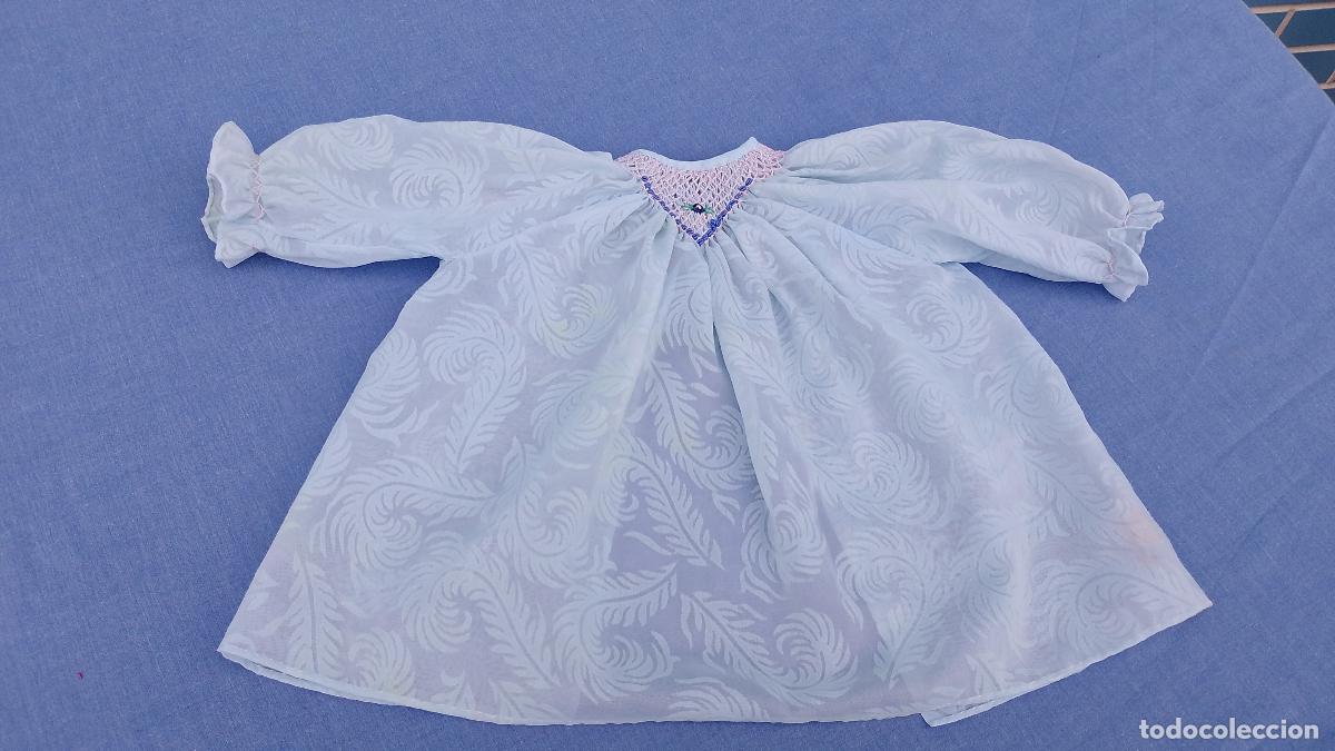 Vestidos mu&ntilde;ecas espa&ntilde;olas: Antiguo blus&oacute;n fald&oacute;n con nidos de los a&ntilde;os 70 para mu&ntilde;eca o beb&eacute;