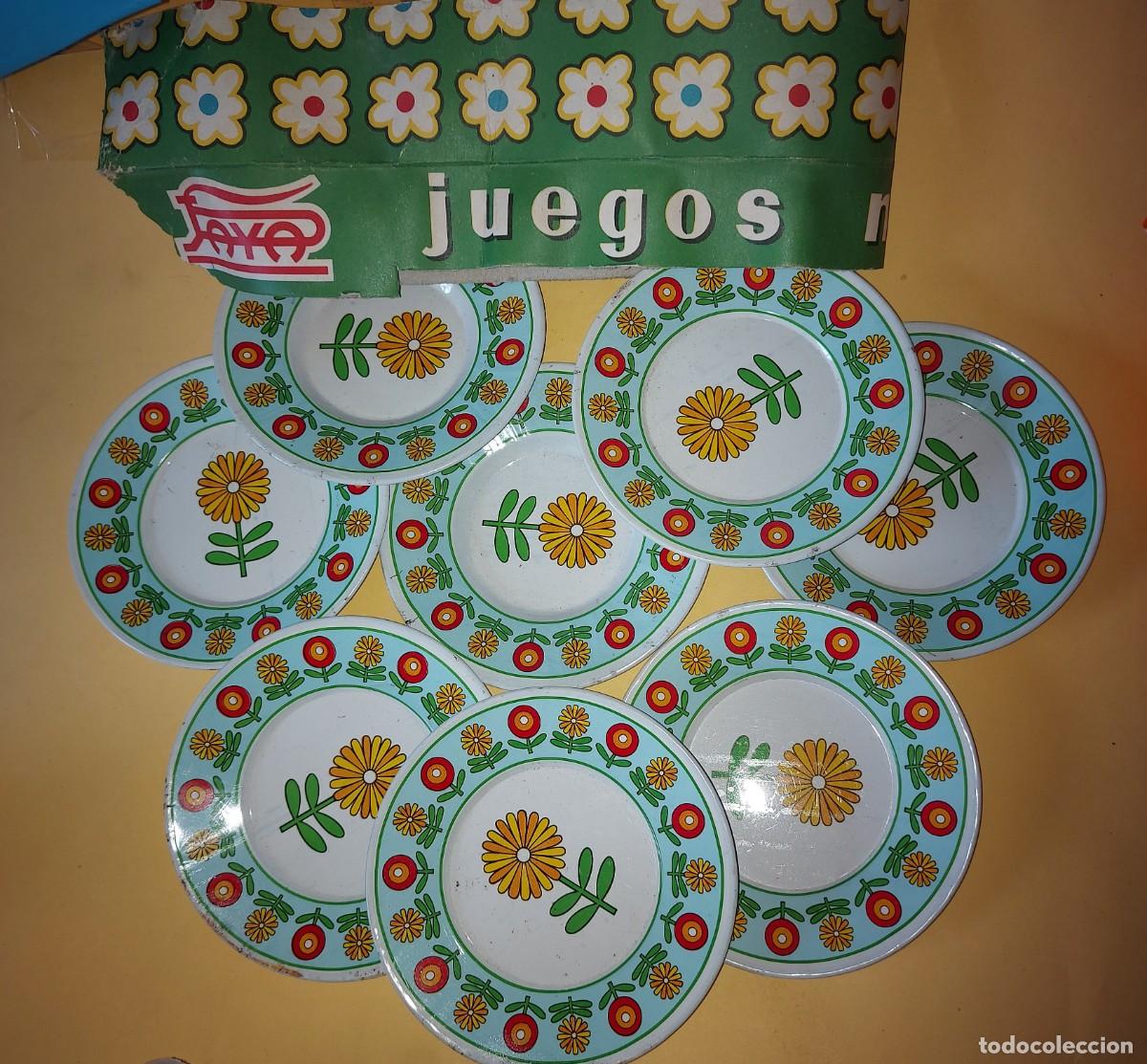 Vestidos mu&ntilde;ecas espa&ntilde;olas: VAJILLA DE PAYA - JUGUETES METALICOS PAYA