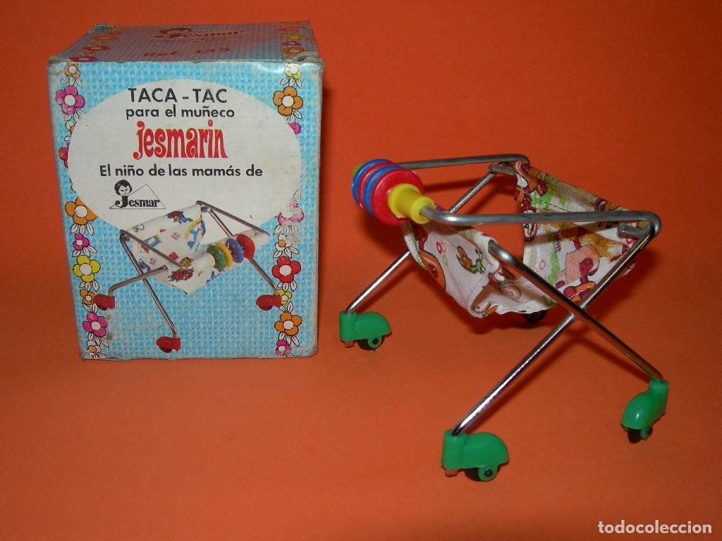 Vestidos mu&ntilde;ecas espa&ntilde;olas: ANTIGUO TACA TAC / TACATAC / TACATA DEL MU&Ntilde;ECO JESMARIN EN CAJA ORIGINAL - JESMAR A&Ntilde;OS 70 -