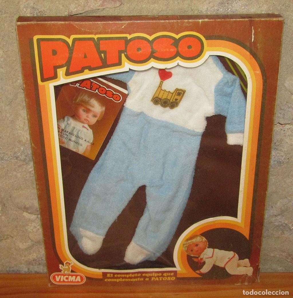 Vestidos mu&ntilde;ecas espa&ntilde;olas: ANTIGUO CONJUNTO DEL MU&Ntilde;ECO PATOSO, DE VICMA - NUEVO Y EN SU CAJA - A&Ntilde;OS 70.