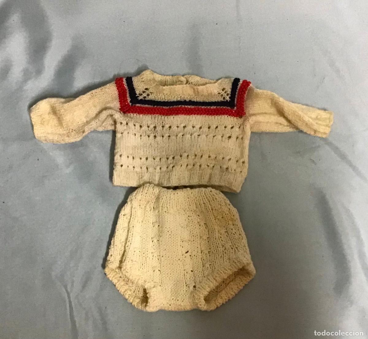 Vestidos mu&ntilde;ecas espa&ntilde;olas: VESTIDO DE PUNTO PARA MU&Ntilde;ECO A&Ntilde;OS 60