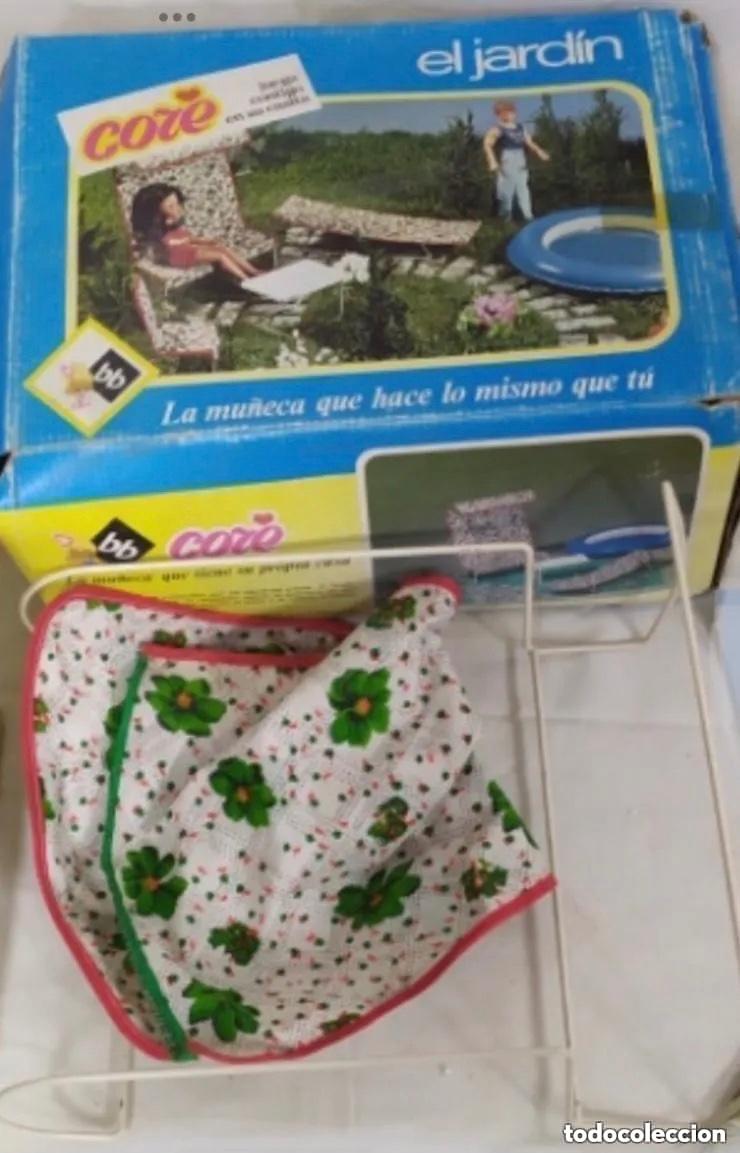 Vestidos mu&ntilde;ecas espa&ntilde;olas: Balanc&iacute;n mecedora de jard&iacute;n original de la mu&ntilde;eca Core de BB. Nuevo en caja