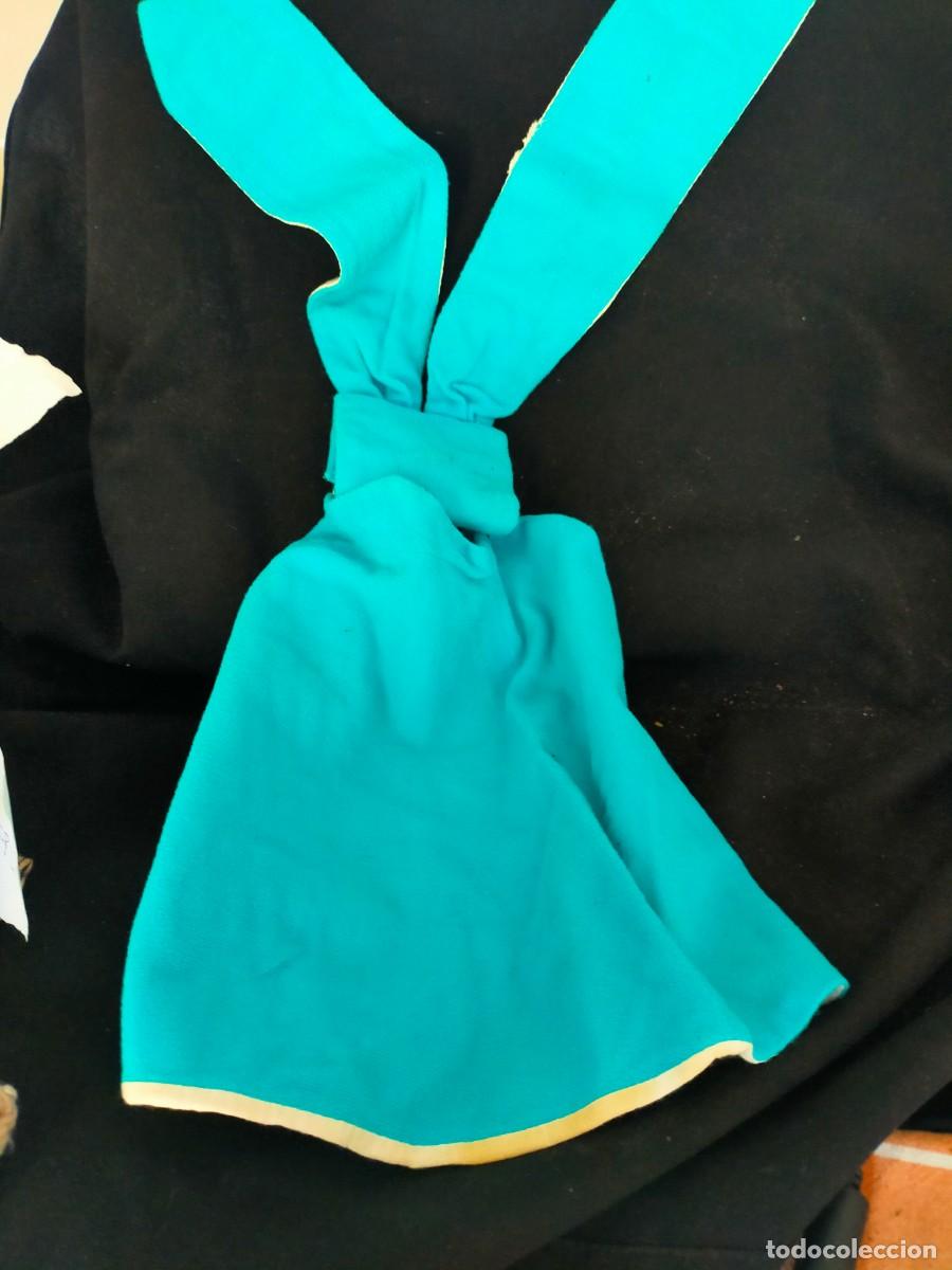 Vestidos mu&ntilde;ecas espa&ntilde;olas: VESTIDO DE MU&Ntilde;ECA VINTAGE EN TELA AZUL TURQUESA. TIPO HALTER. A&Ntilde;OS 70-80. VER FOTOS.