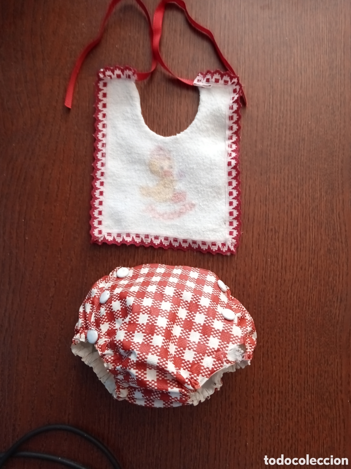 Vestidos mu&ntilde;ecas espa&ntilde;olas: Baby Mocosete - Conjunto Baber&iacute;n