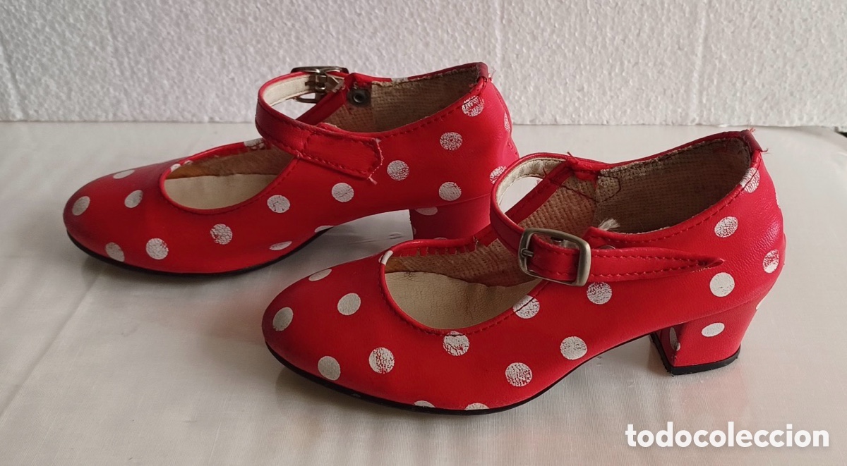 Vestidos mu&ntilde;ecas espa&ntilde;olas: Zapatos flamenca ni&ntilde;a