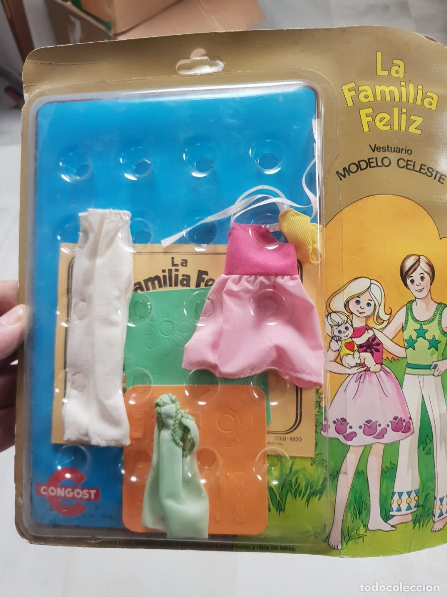 Kleider Spanische Puppen: La familia feliz modelo celeste blister