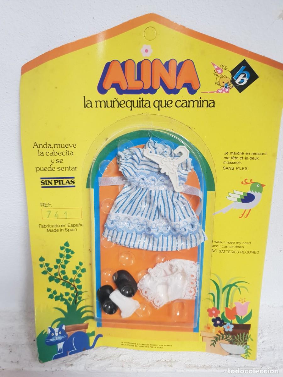 Kleider Spanische Puppen: Vestidos de alina la mu&ntilde;equita que camina ref 741 blister 2 unidades