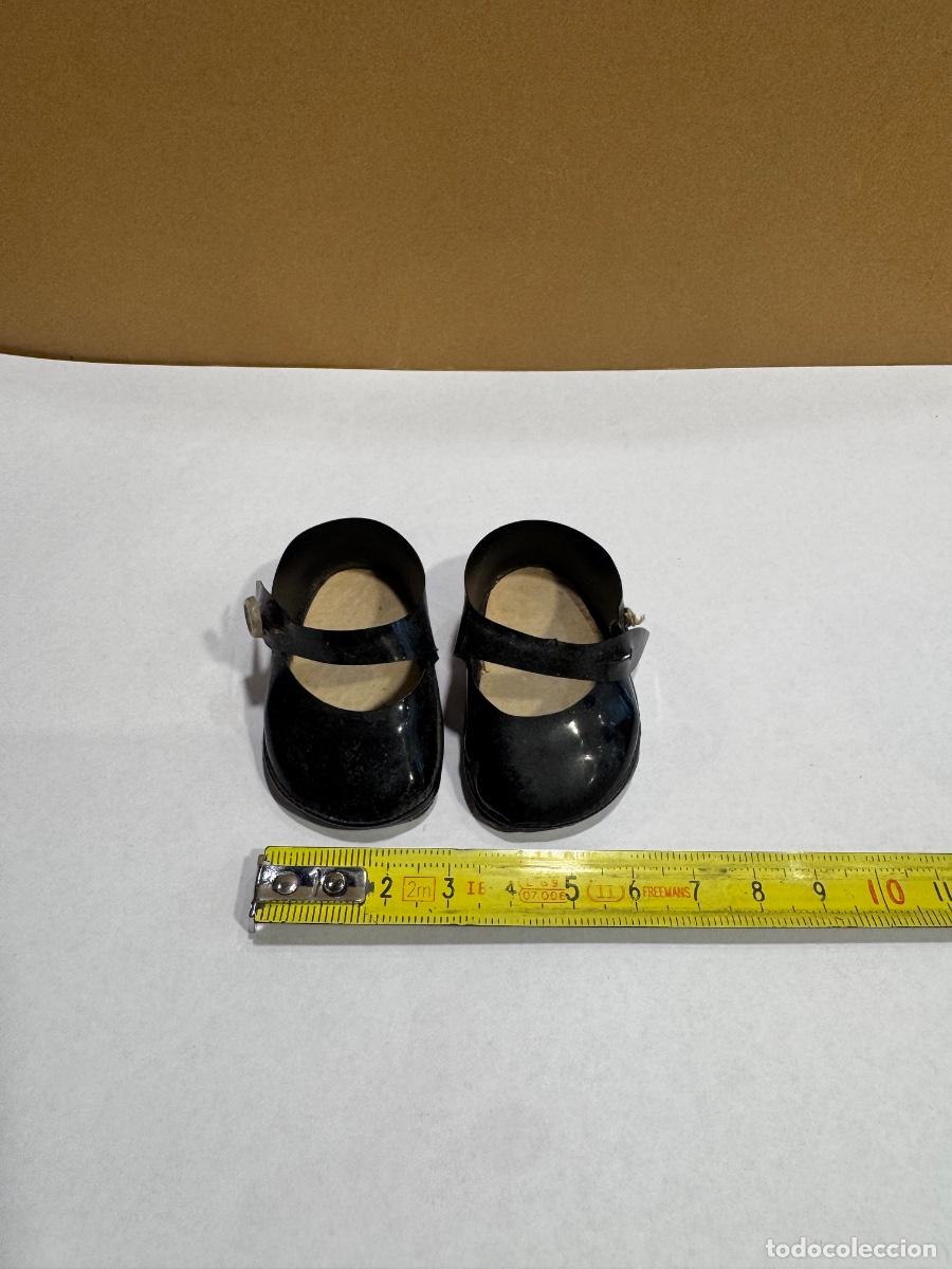 Dresses Spanish Dolls: ZAPATOS DE MU&Ntilde;ECA EN CHAROL NEGRO -ORIGINALES A&Ntilde;OS 60 (G)