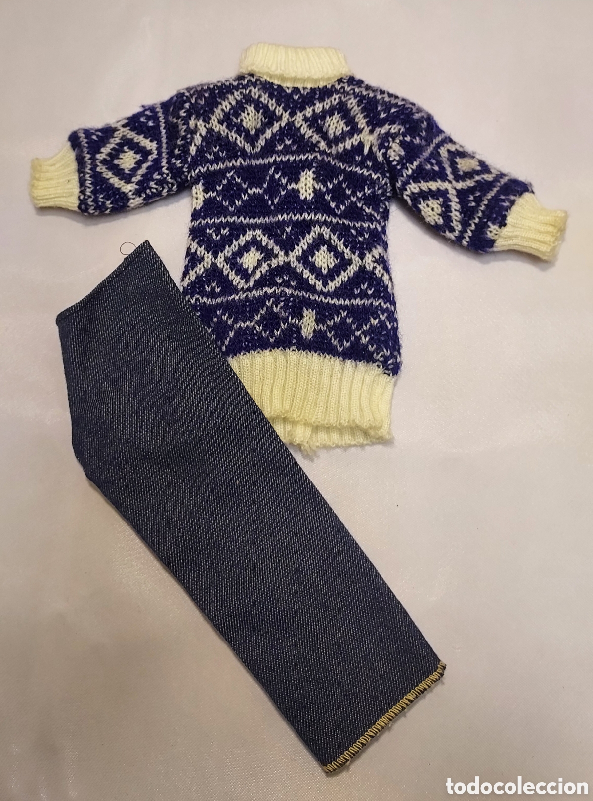 Vestidos mu&ntilde;ecas espa&ntilde;olas: Conjunto Nancy Sport Jacquard A&ntilde;os 70