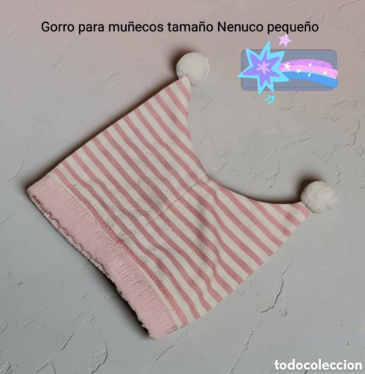 Vestidos mu&ntilde;ecas espa&ntilde;olas: :::: CB50 - GORRITO PARA MU&Ntilde;ECOS TIPO NENUCO PEQUE&Ntilde;O