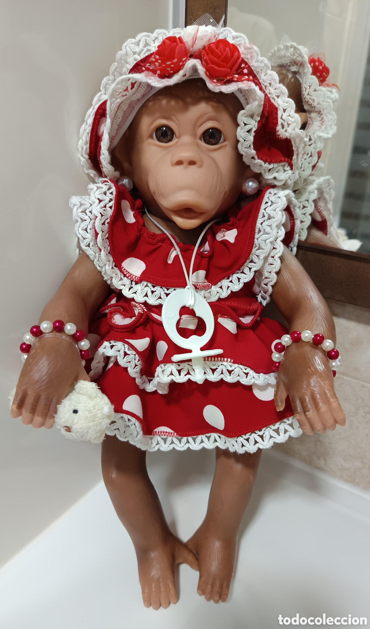 Vestidos mu&ntilde;ecas espa&ntilde;olas: Ropa de flamenca y complementos para Mu&ntilde;eca Mona - Foto 6