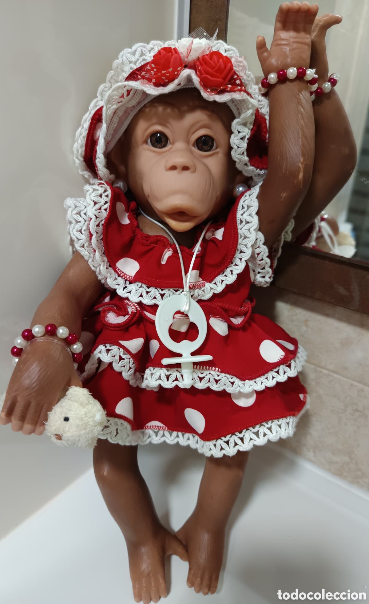Vestidos mu&ntilde;ecas espa&ntilde;olas: Ropa de flamenca y complementos para Mu&ntilde;eca Mona - Foto 7