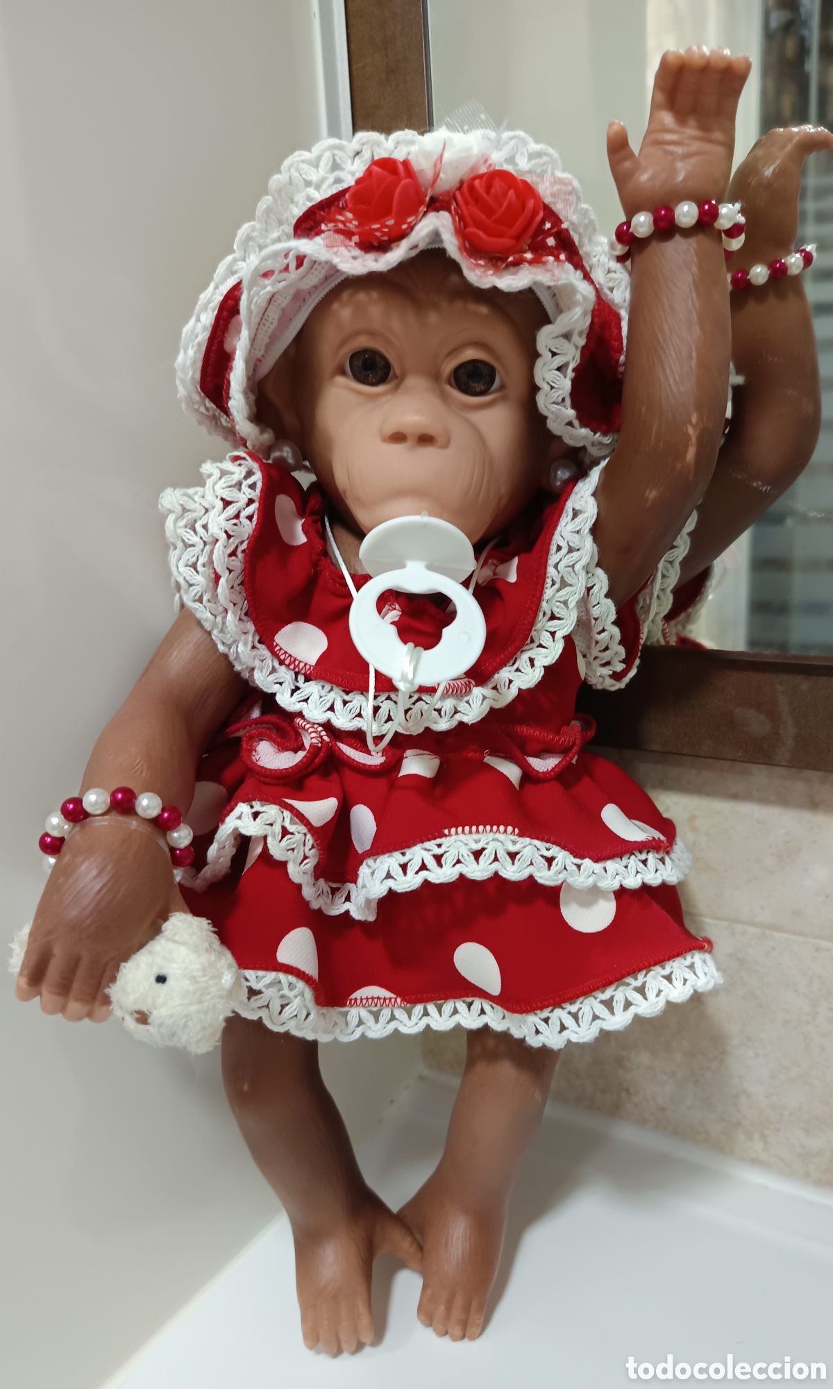 Vestidos mu&ntilde;ecas espa&ntilde;olas: Ropa de flamenca y complementos para Mu&ntilde;eca Mona - Foto 8