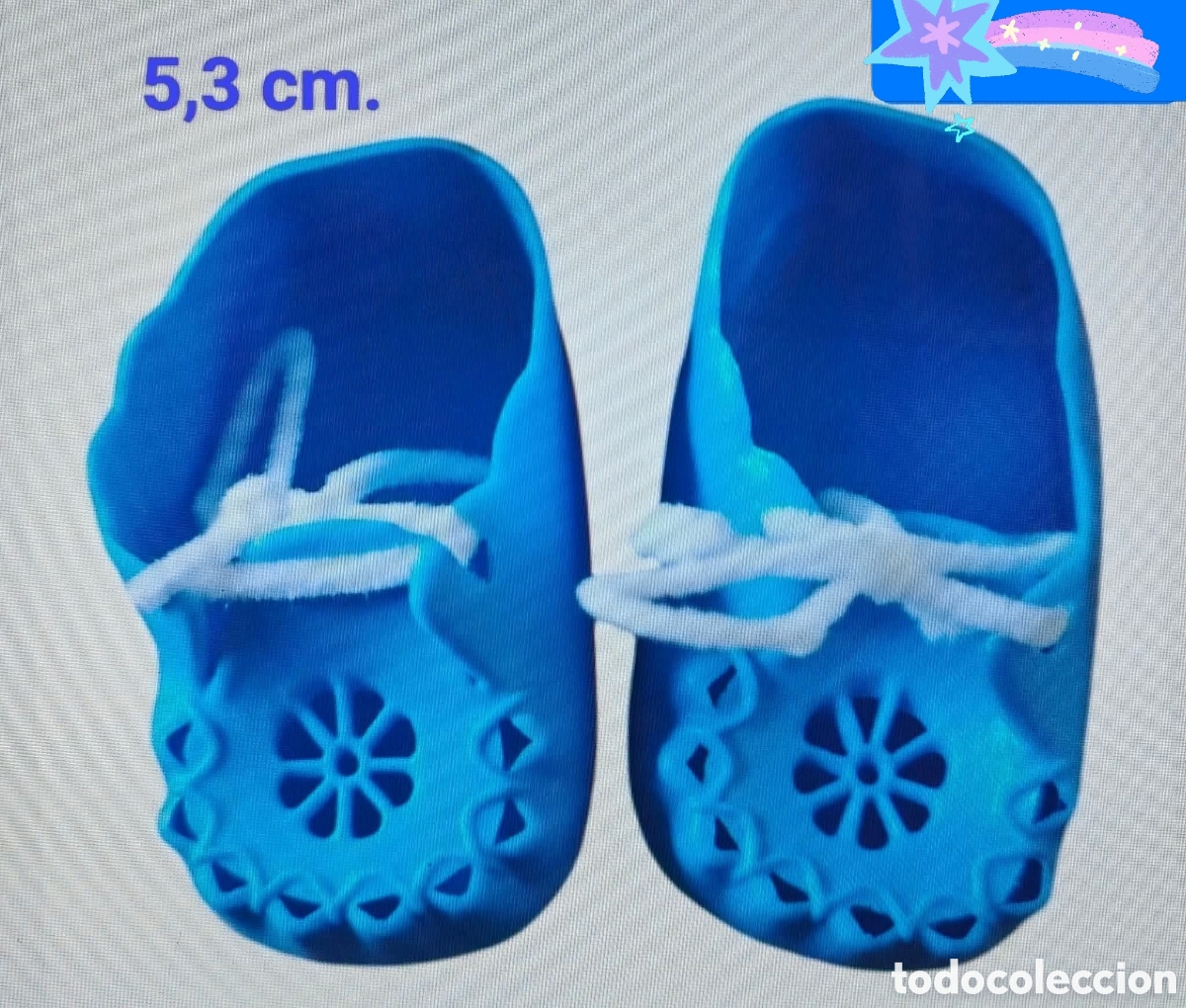 Vestidos mu&ntilde;ecas espa&ntilde;olas: :::: TC12 - ZAPATOS WONIL AZULES 5,3 CM.