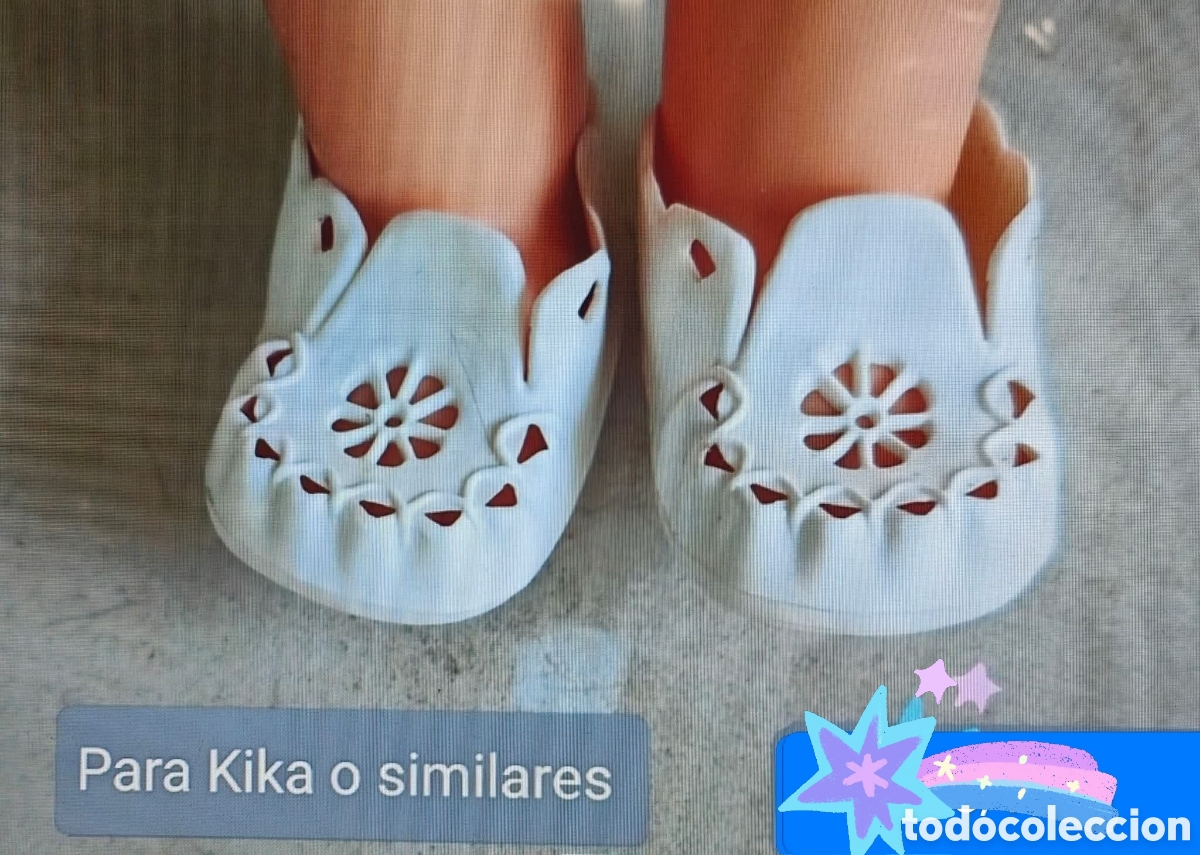 Vestidos mu&ntilde;ecas espa&ntilde;olas: :::: R13 - ZAPATOS WONIL BLANCOS PARA KIKA