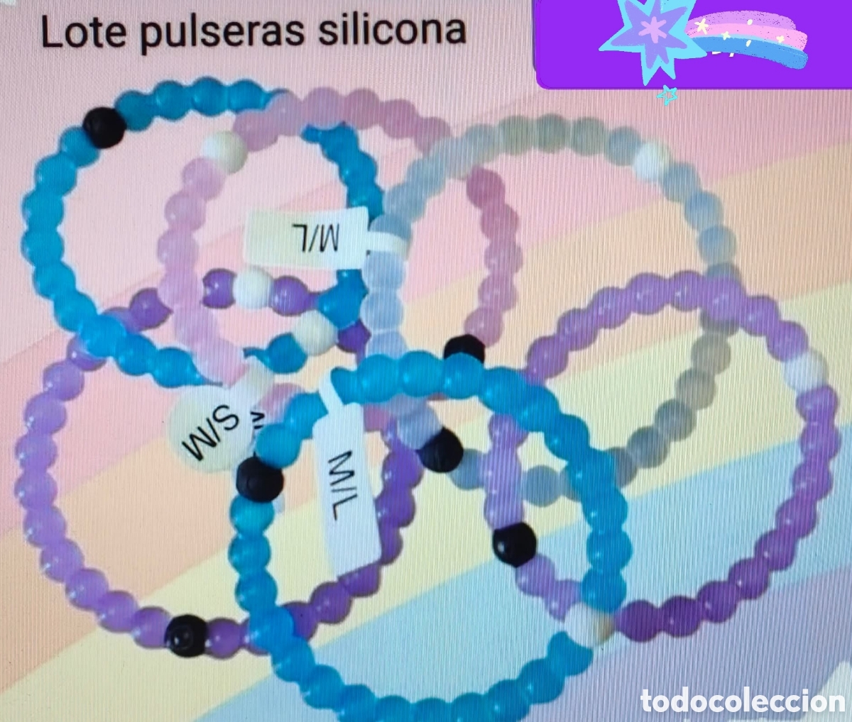 Vestidos mu&ntilde;ecas espa&ntilde;olas: :::: R14 - LOTE DE PULSERAS DE SILICONA